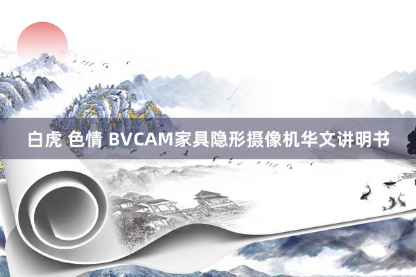 白虎 色情 BVCAM家具隐形摄像机华文讲明书