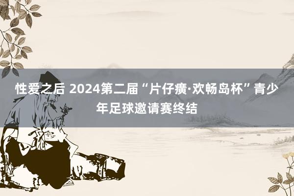 性爱之后 2024第二届“片仔癀·欢畅岛杯”青少年足球邀请赛终结