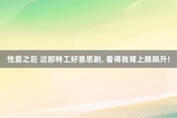 性爱之后 这部特工好意思剧， 看得我肾上腺飙升!